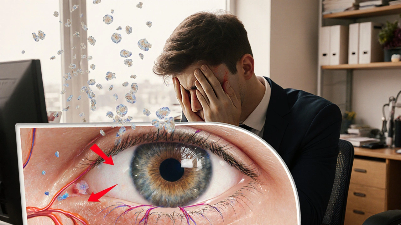 How Stress Worsens Allergic Conjunctivitis Symptoms