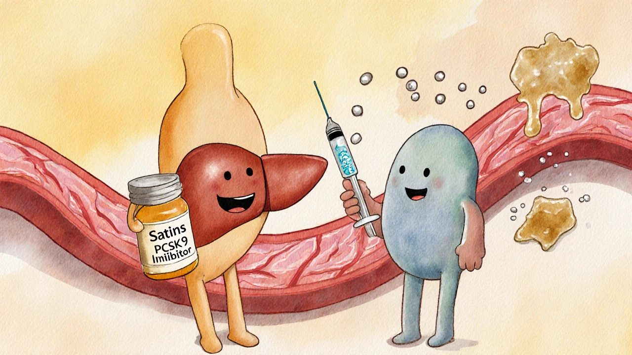 PCSK9 Inhibitors vs Statins: Side Effects and Outcomes