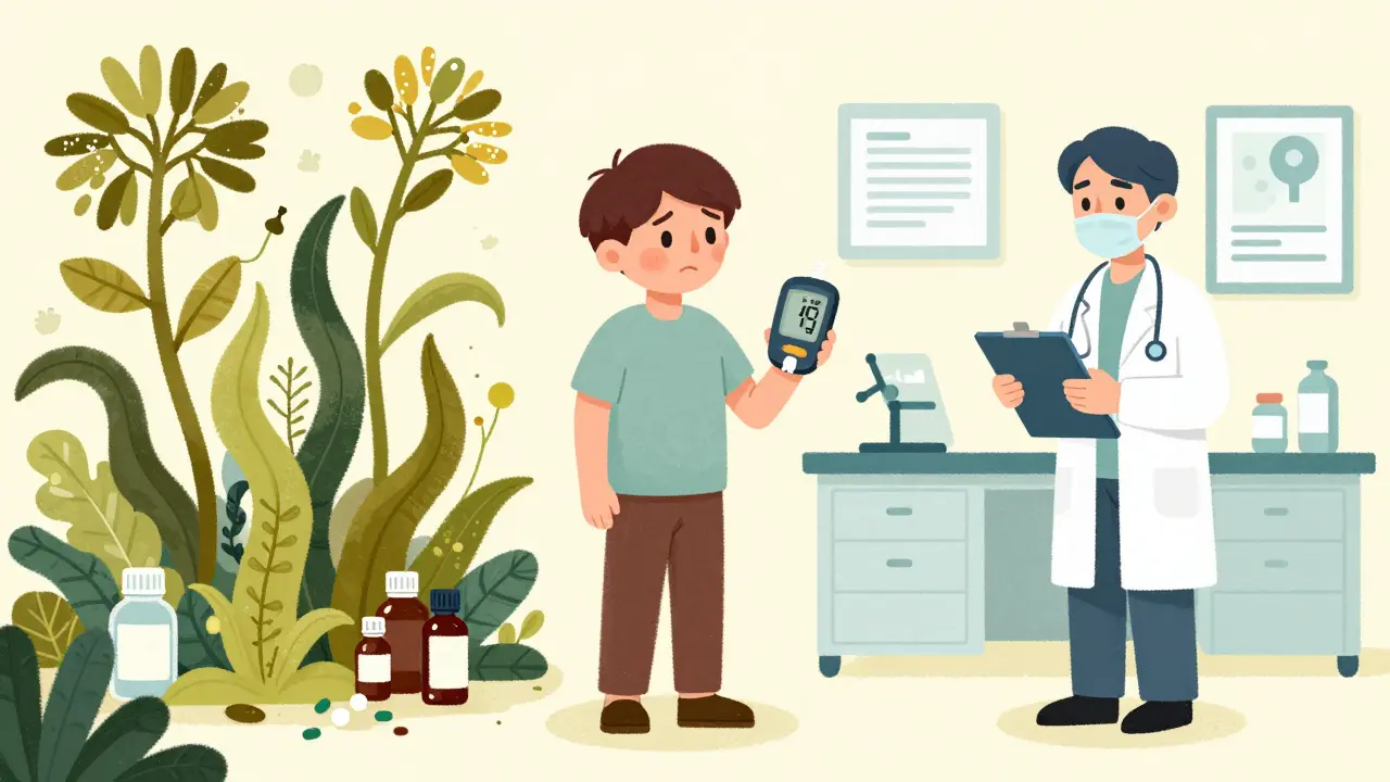 Patient confused between wild herbs and medical care